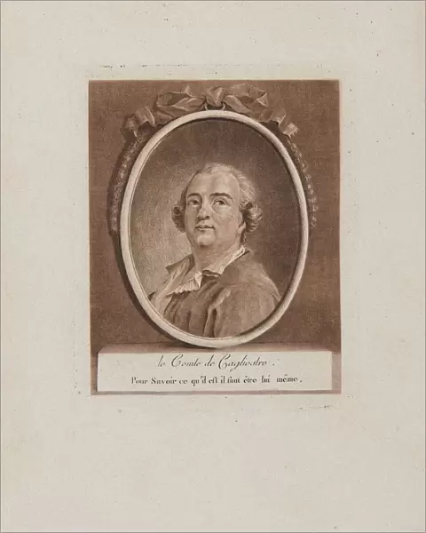 Portrait of Joseph Balsamo, comte de Cagliostro, 18th century. Creator: Anonymous