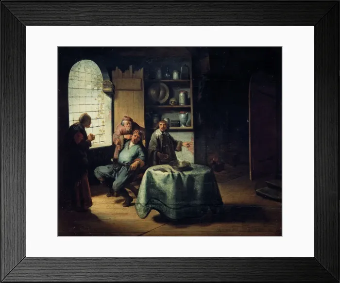 Framed Print : Operation, ca 1637-1640. Creator: Spreeuwen, Jacob van (1611-after 1650) Framed Print : Operation, ca 1637-1640. Creator: Spreeuwen, Jacob van (1611-after 1650)