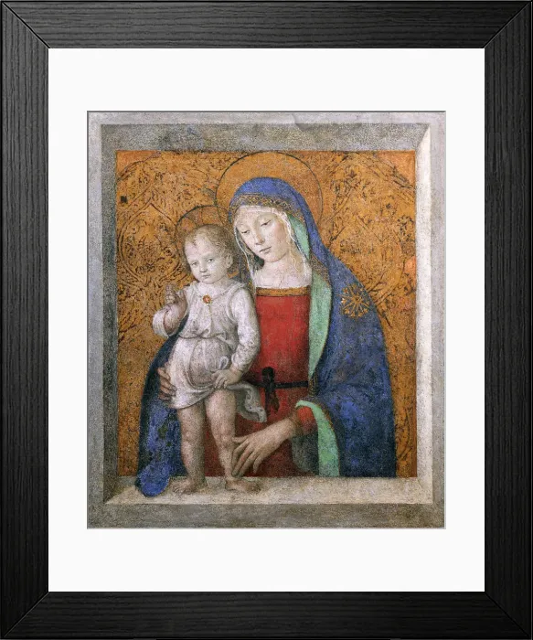 Framed Print : Madonna of the Windowsill (Madonna del davanzale), c. 1490. Creator: Pinturicchio Framed Print : Madonna of the Windowsill (Madonna del davanzale), c. 1490. Creator: Pinturicchio