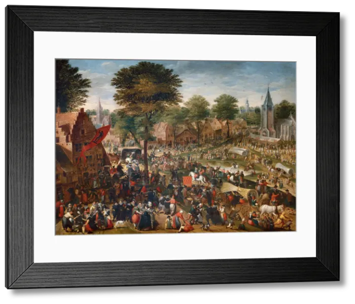 Framed Print : Flemish Kermesse. Creator: Bol, Hans (1534-1593) Framed Print : Flemish Kermesse. Creator: Bol, Hans (1534-1593)
