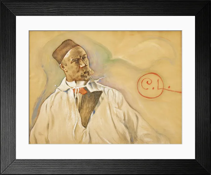 Framed Print : Portrait of Carl Larsson (1853-1919). Creator: Ljungquist, Bernt (active ca. 1900s) Framed Print : Portrait of Carl Larsson (1853-1919). Creator: Ljungquist, Bernt (active ca. 1900s)