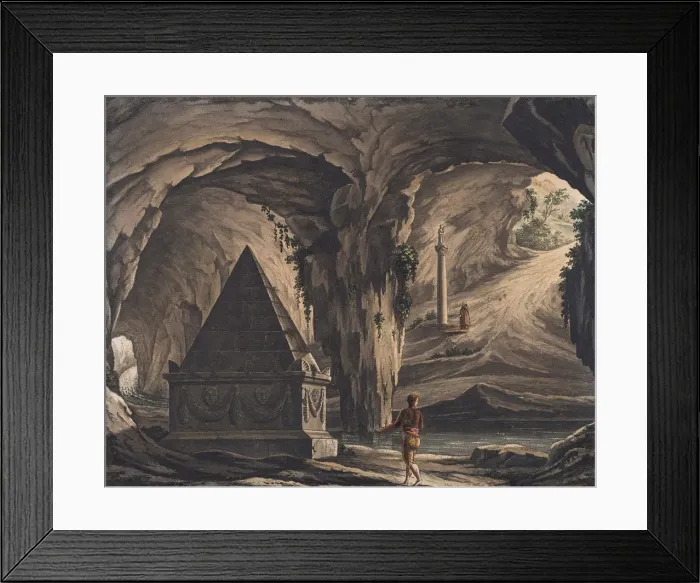 Framed Print : Stage design for the opera Romeo et Juliette by Ch. Gounod. Creator: Magnani Framed Print : Stage design for the opera Romeo et Juliette by Ch. Gounod. Creator: Magnani