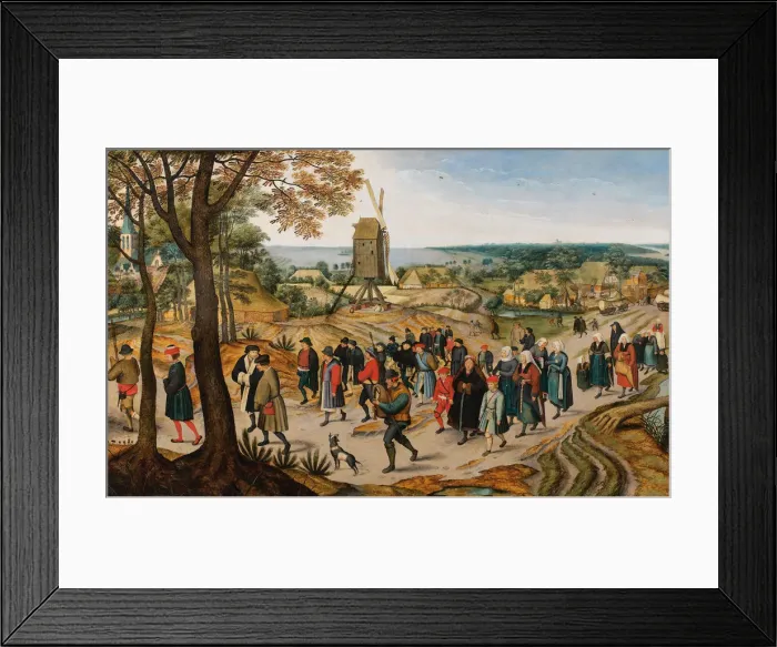 Framed Print : The Wedding Cortege, 1627. Creator: Brueghel, Jan, the Younger (1601-1678) Framed Print : The Wedding Cortege, 1627. Creator: Brueghel, Jan, the Younger (1601-1678)