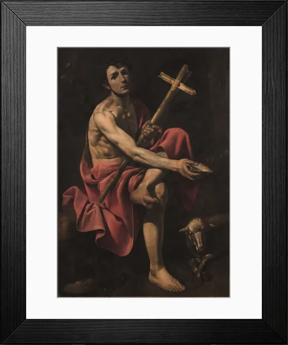 Framed Print : Saint John the Baptist, c. 1610. Creator: Tanzio da Varallo (Antonio d Enrico) (c Framed Print : Saint John the Baptist, c. 1610. Creator: Tanzio da Varallo (Antonio d Enrico) (c