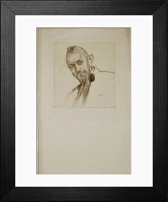 Framed Print : Portrait of Sebastien Voirol (1870-1930), 1913. Creator: Bakst, Leon (1866-1924) Framed Print : Portrait of Sebastien Voirol (1870-1930), 1913. Creator: Bakst, Leon (1866-1924)