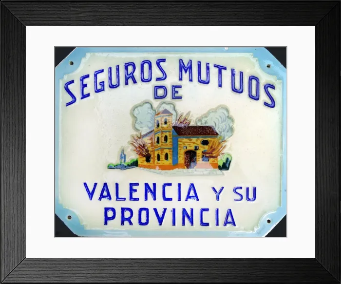 Framed Print : Seguros Mutuos, Second Half of the 19th cen Creator: Anonymous Framed Print : Seguros Mutuos, Second Half of the 19th cen Creator: Anonymous