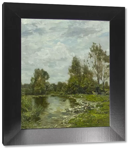 Along the Sile River, 1880s. Creator: Ciardi, Guglielmo (1842-1917)