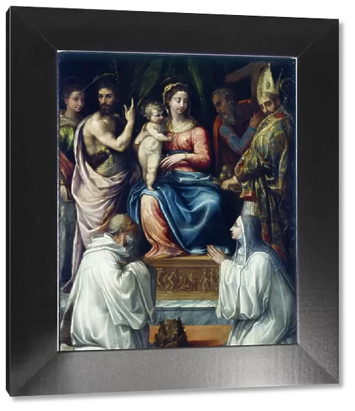The Virgin with Saints Christina of Bolsena, John the Baptist, Philip, Nicholas…, 1540