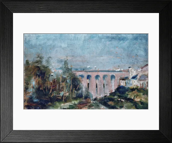 Framed Print : Le Viaduc du Castelviel a Albi, 1880. Creator: Toulouse-Lautrec, Henri, de (1864-1901) Framed Print : Le Viaduc du Castelviel a Albi, 1880. Creator: Toulouse-Lautrec, Henri, de (1864-1901)