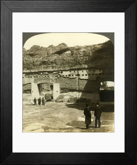 Framed Print : Magnificent peristyle of the Baths of Caracalla (east), Rome, Italy, c1909. Creator: Unknown Framed Print : Magnificent peristyle of the Baths of Caracalla (east), Rome, Italy, c1909. Creator: Unknown