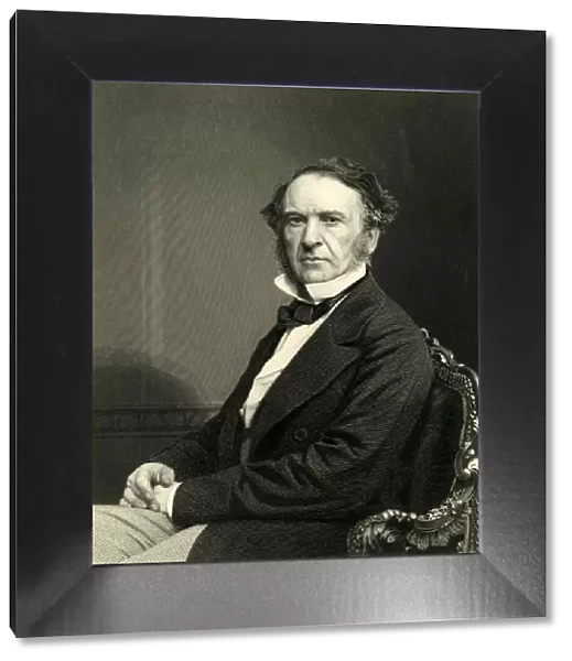 The Rt. Hon. William Ewart Gladstone, M. P. c1872. Creator: William Holl
