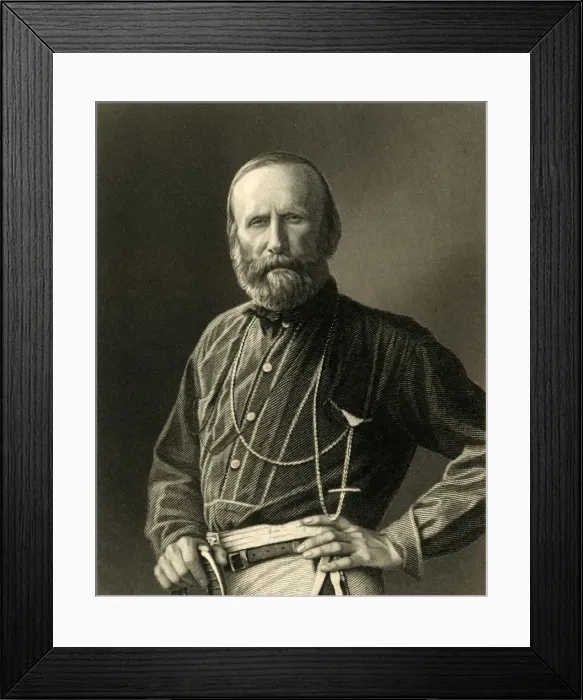 Framed Print : Garibaldi, c1872. Creator: William Holl Framed Print : Garibaldi, c1872. Creator: William Holl