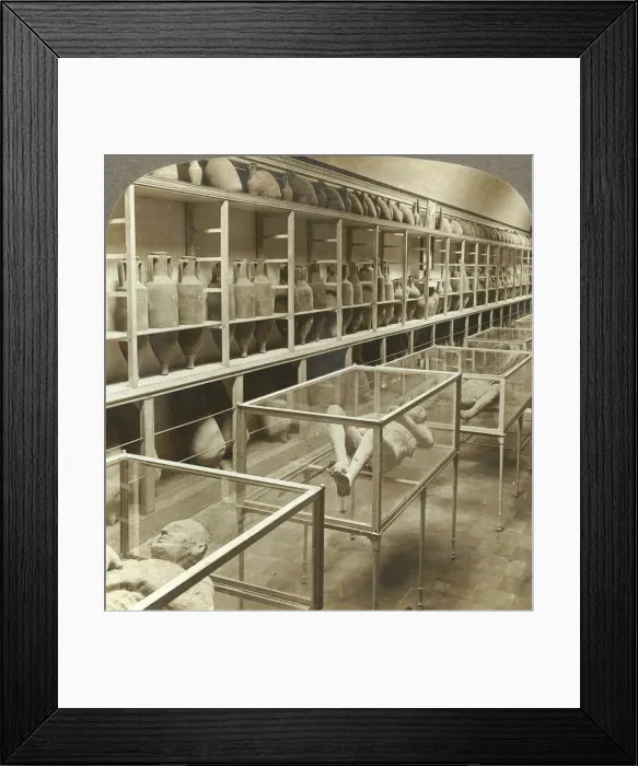 Framed Print : Victims of the great disaster on August on August 24th, A. D. 79, Pompeii, Italy, c1909 Framed Print : Victims of the great disaster on August on August 24th, A. D. 79, Pompeii, Italy, c1909
