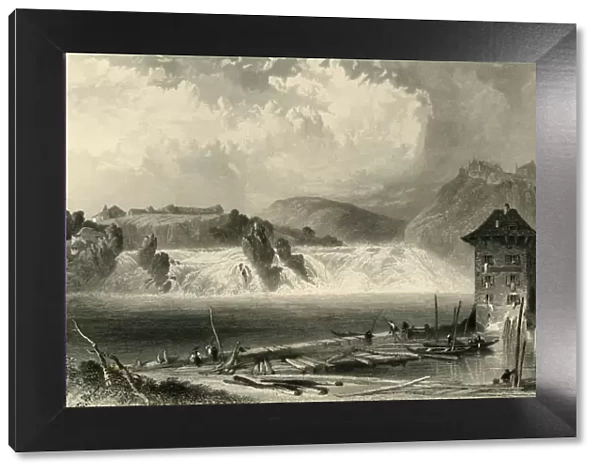 Rhine Falls, Schaffhausen, c1872. Creator: A Willmore
