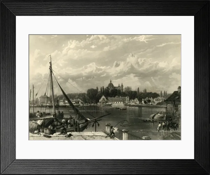 Framed Print : Mannheim, c1872. Creator: E I Roberts Framed Print : Mannheim, c1872. Creator: E I Roberts