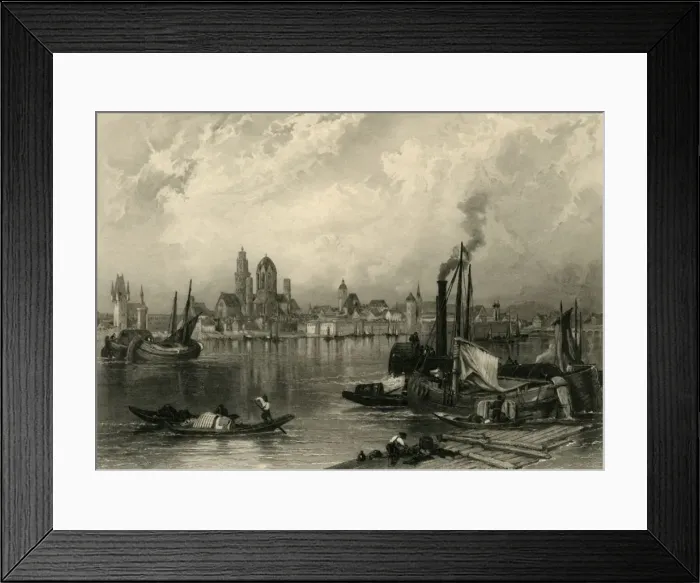 Framed Print : Mayence, c1872. Creator: E I Roberts Framed Print : Mayence, c1872. Creator: E I Roberts