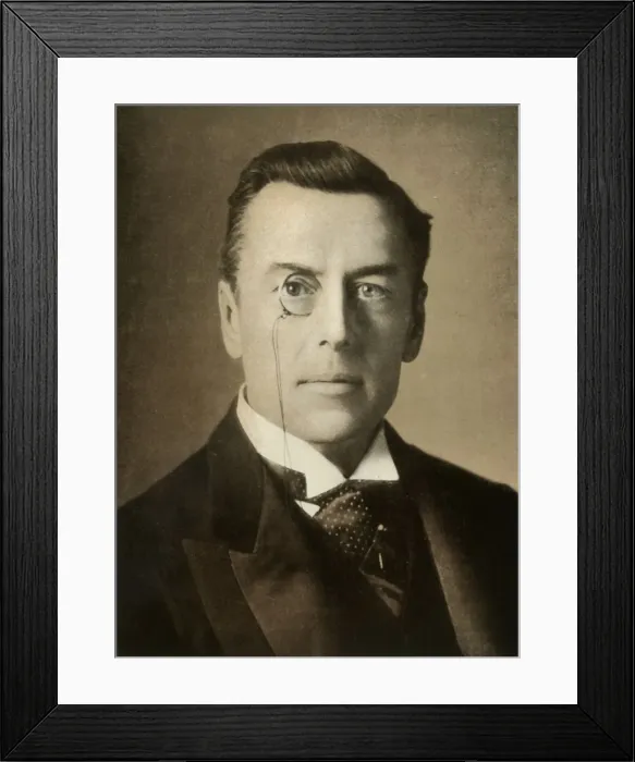 Framed Print : Rt. Hon. Joseph Chamberlain, M. P. Secretary for the Colonies, 1900. Creator: Russell & Sons