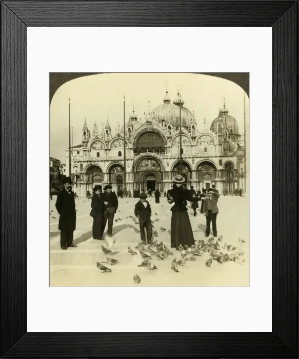 Framed Print : San Marco (east), a marvel of mosaic, marble and gold, Venice, Italy, c1909. Creator: Unknown Framed Print : San Marco (east), a marvel of mosaic, marble and gold, Venice, Italy, c1909. Creator: Unknown