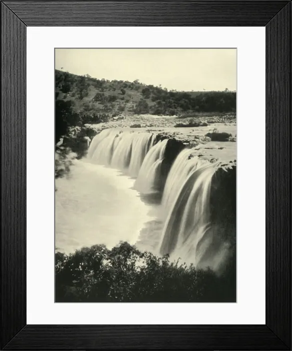 Framed Print : Falls on the Tugela River, 1900. Creator: Wilson Framed Print : Falls on the Tugela River, 1900. Creator: Wilson
