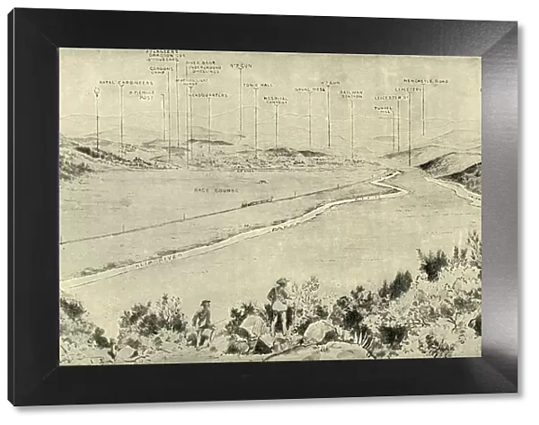 The Siege of Ladysmith, Jan. 1900. View from Bulwana Hill, 1900. Creator: George Lynch