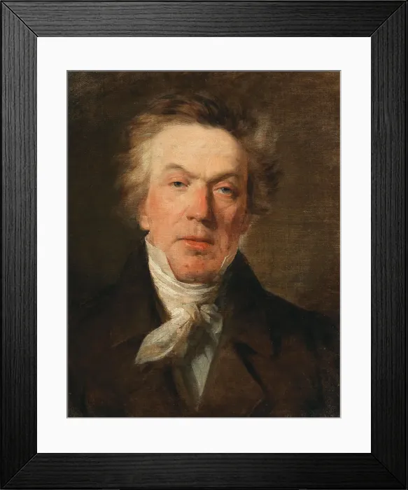 Framed Print : Portrait of Johann Anton Friedrich Reil (1773-1843), 1832 Framed Print : Portrait of Johann Anton Friedrich Reil (1773-1843), 1832
