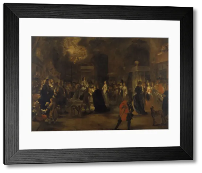 Framed Print : The Marriage of King Charles X Gustav of Sweden (1622-1660) on October 24, 1654, 1654 Framed Print : The Marriage of King Charles X Gustav of Sweden (1622-1660) on October 24, 1654, 1654