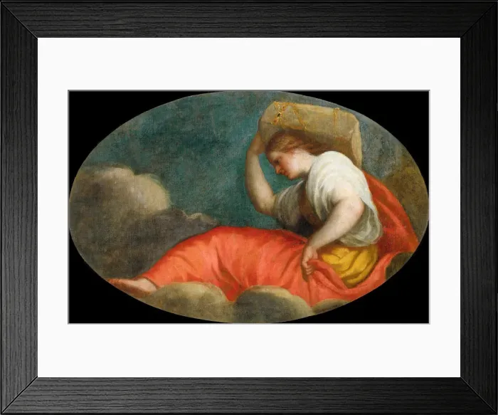 Framed Print : Allegory of Servitude. Creator: Padovanino (1588-1649) Framed Print : Allegory of Servitude. Creator: Padovanino (1588-1649)