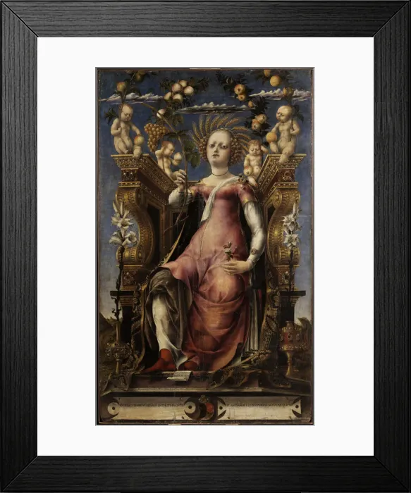 Framed Print : The Muse Thalia, ca 1457. Creator: Pannonio, Michele (before 1415-c. 1464) Framed Print : The Muse Thalia, ca 1457. Creator: Pannonio, Michele (before 1415-c. 1464)