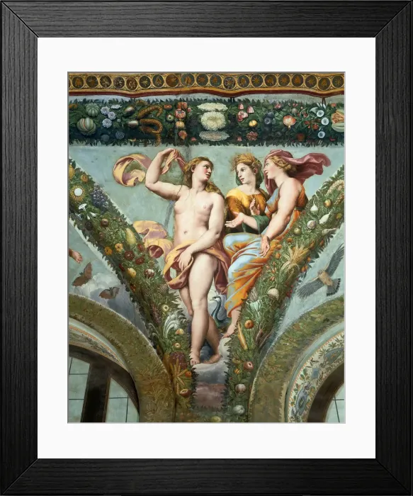 Framed Print : Venus, Ceres and Juno, 1517. Creator: Giovanni da Udine (1487-1564) Framed Print : Venus, Ceres and Juno, 1517. Creator: Giovanni da Udine (1487-1564)