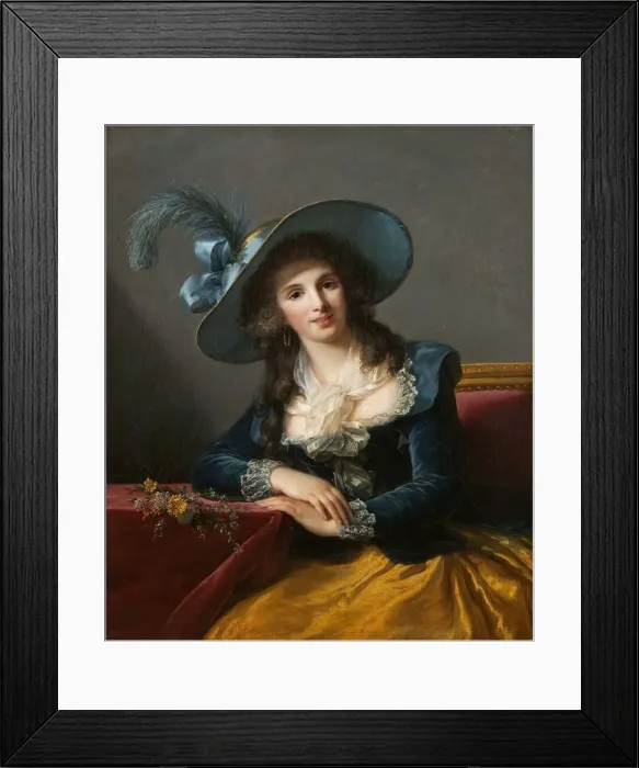 Framed Print : Antoinette Elisabeth Marie d Aguesseau, comtesse de Segur (1756-1828), 1785 Framed Print : Antoinette Elisabeth Marie d Aguesseau, comtesse de Segur (1756-1828), 1785