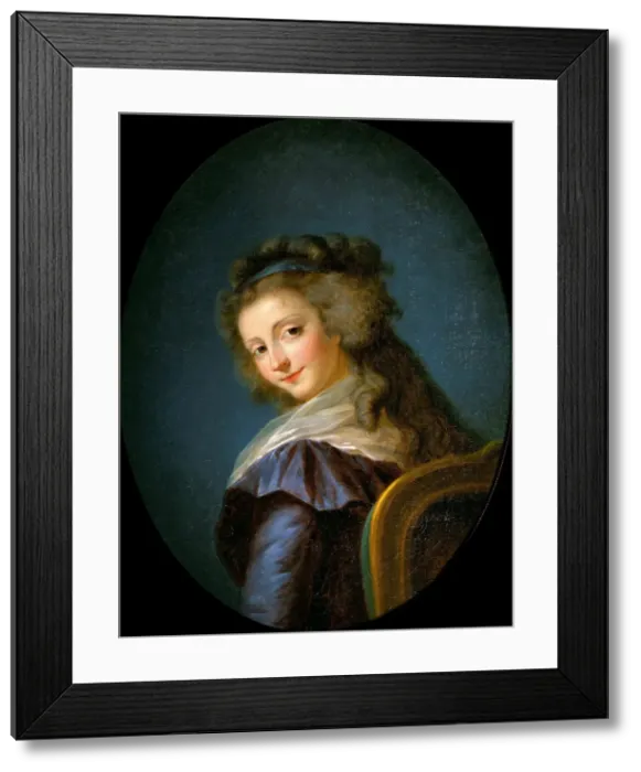 Framed Print : Portrait of Adelaide de la Briche (1755-1844), 1790. Creator: Vigee Le Brun Framed Print : Portrait of Adelaide de la Briche (1755-1844), 1790. Creator: Vigee Le Brun