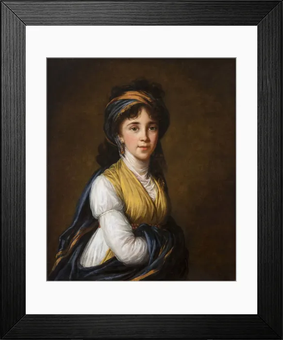 Framed Print : Portrait of Countess Anna Grigoryevna Belosselsky-Belozersky (1773-1846), 1798. Creator Framed Print : Portrait of Countess Anna Grigoryevna Belosselsky-Belozersky (1773-1846), 1798. Creator