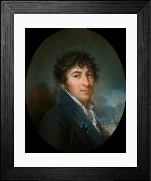 Framed Print : Portrait of Moritz Christian Reichsgraf von Fries (1777-1828), c Framed Print : Portrait of Moritz Christian Reichsgraf von Fries (1777-1828), c