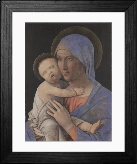 Framed Print : Madonna with Child, 1480. Creator: Mantegna, Andrea (1431-1506) Framed Print : Madonna with Child, 1480. Creator: Mantegna, Andrea (1431-1506)