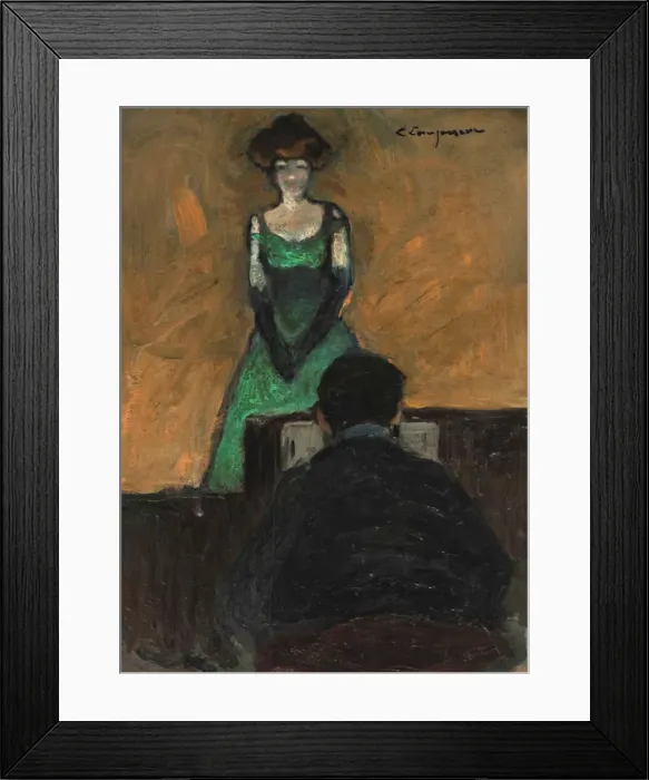 Framed Print : Yvette Guilbert, ca 1895-1900. Creator: Lempereur, Edmond (1876-1909) Framed Print : Yvette Guilbert, ca 1895-1900. Creator: Lempereur, Edmond (1876-1909)