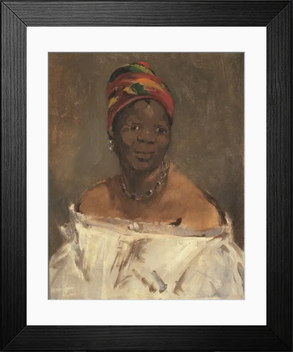 Framed Print : La Negresse, 1862-1863. Creator: Manet, Edouard (1832-1883) Framed Print : La Negresse, 1862-1863. Creator: Manet, Edouard (1832-1883)