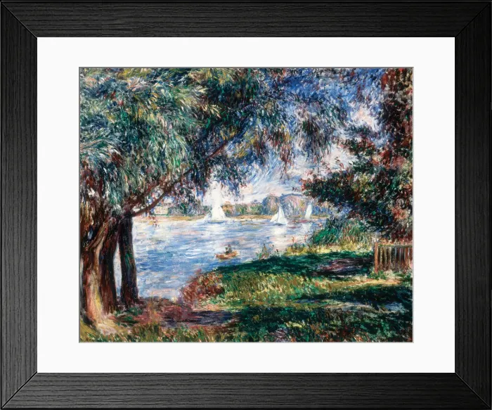 Framed Print : Bougival, 1888. Creator: Renoir, Pierre Auguste (1841-1919) Framed Print : Bougival, 1888. Creator: Renoir, Pierre Auguste (1841-1919)