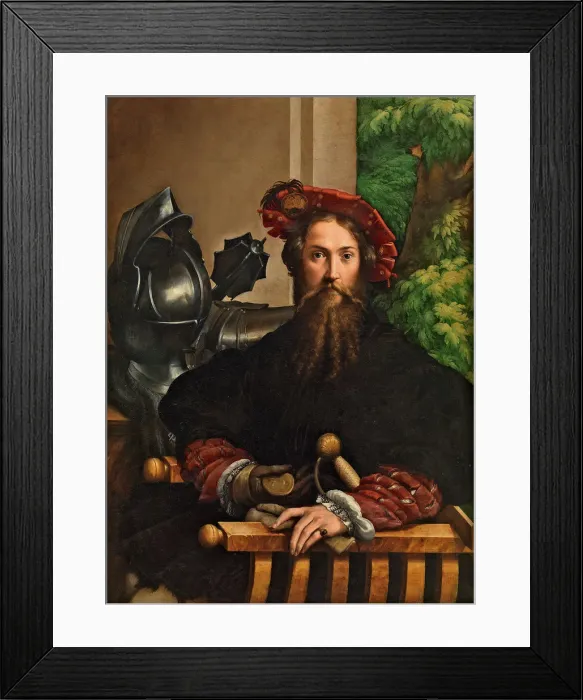 Framed Print : Portrait of Galeazzo Sanvitale, 1524. Creator: Parmigianino (1503-1540) Framed Print : Portrait of Galeazzo Sanvitale, 1524. Creator: Parmigianino (1503-1540)