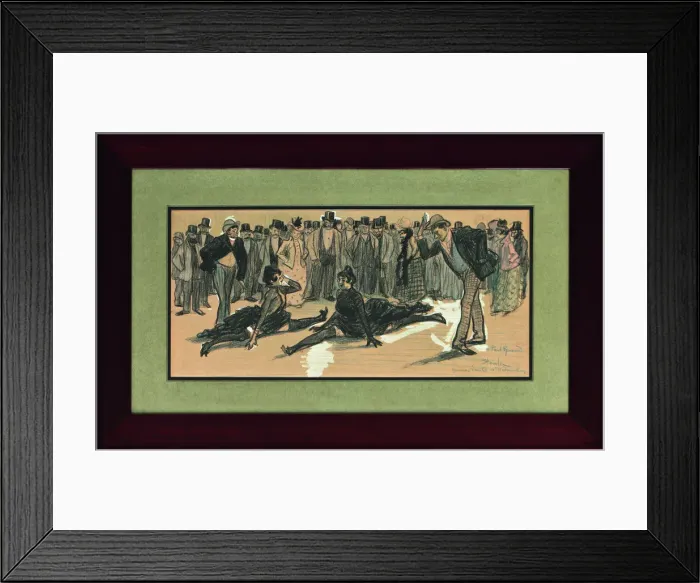 Framed Print : La Goulue and Valentin le Desosse at a Ball in the Moulin Rouge, 1890 Framed Print : La Goulue and Valentin le Desosse at a Ball in the Moulin Rouge, 1890