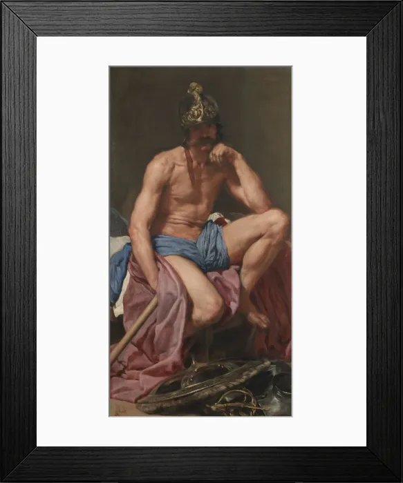 Framed Print : Mars, ca 1638. Creator: Velazquez, Diego (1599-1660) Framed Print : Mars, ca 1638. Creator: Velazquez, Diego (1599-1660)