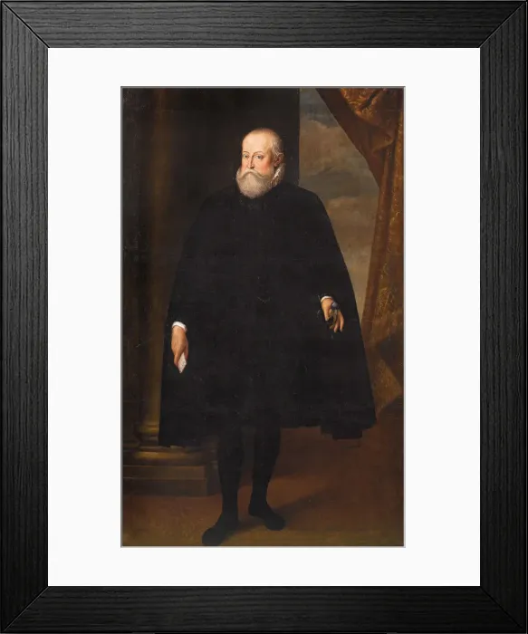 Framed Print : Portrait of Alfonso II d Este (1533-1597), Duke of Ferrara, End of 16th cen Creator: Anonymous Framed Print : Portrait of Alfonso II d Este (1533-1597), Duke of Ferrara, End of 16th cen Creator: Anonymous