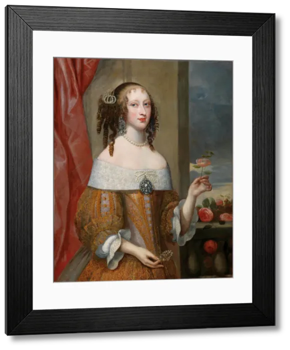 Framed Print : Portrait of Princess Henriette Adelaide of Savoy (1636-1676), Electress of Bavaria Framed Print : Portrait of Princess Henriette Adelaide of Savoy (1636-1676), Electress of Bavaria