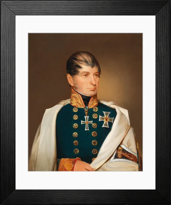 Framed Print : Archduke Maximilian Joseph of Austria-Este (1782-1863), as Grand Master of the Teutonic Order Framed Print : Archduke Maximilian Joseph of Austria-Este (1782-1863), as Grand Master of the Teutonic Order