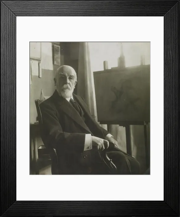 Framed Print : Portrait of Odilon Redon (1840-1916), 1913. Creator: Anonymous Framed Print : Portrait of Odilon Redon (1840-1916), 1913. Creator: Anonymous