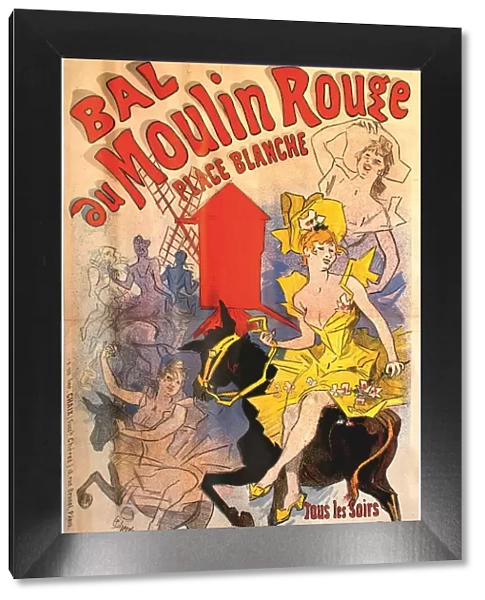 Bal du Moulin Rouge, 1889. Creator: Cheret, Jules (1836-1932)