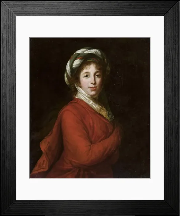 Framed Print : Portrait of Countess Helena Radziwill (1753-1821), nee Przezdziecka, ca 1802-1805 Framed Print : Portrait of Countess Helena Radziwill (1753-1821), nee Przezdziecka, ca 1802-1805