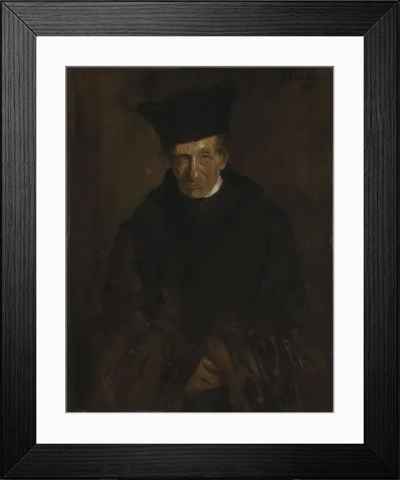 Framed Print : Portrait of Ignaz von Dollinger (1799-1890), 1883. Creator: Lenbach, Franz, von (1836-1904) Framed Print : Portrait of Ignaz von Dollinger (1799-1890), 1883. Creator: Lenbach, Franz, von (1836-1904)