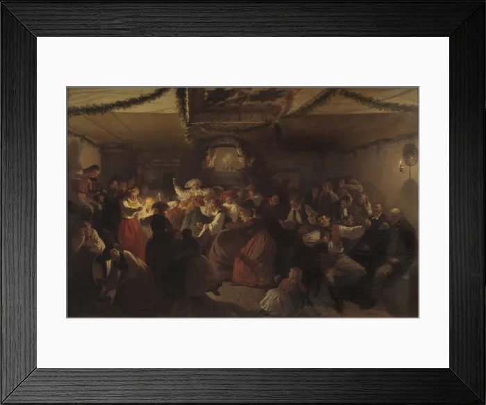 Framed Print : The Wedding in Vingaker, 1857. Creator: Wallander, Josef Wilhelm (1821-1888) Framed Print : The Wedding in Vingaker, 1857. Creator: Wallander, Josef Wilhelm (1821-1888)