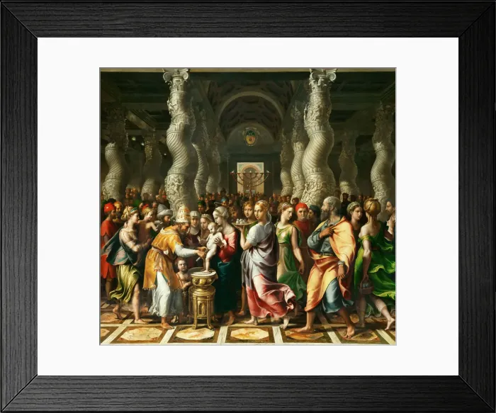 Framed Print : The Circumcision, First Half of 16th cen Creator: Romano, Giulio (1499-1546) Framed Print : The Circumcision, First Half of 16th cen Creator: Romano, Giulio (1499-1546)