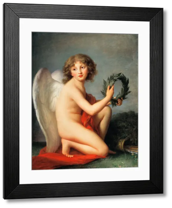 Framed Print : Henryk Lubomirski (1777-1850) as Genius of Fame, 1789. Creator: Vigee Le Brun Framed Print : Henryk Lubomirski (1777-1850) as Genius of Fame, 1789. Creator: Vigee Le Brun
